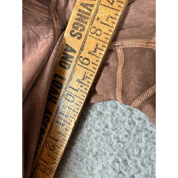 Lululemon Fast and Free Tight II Ice Dye Earth Brown Size 4 waistband pocket - Picture 9 of 11